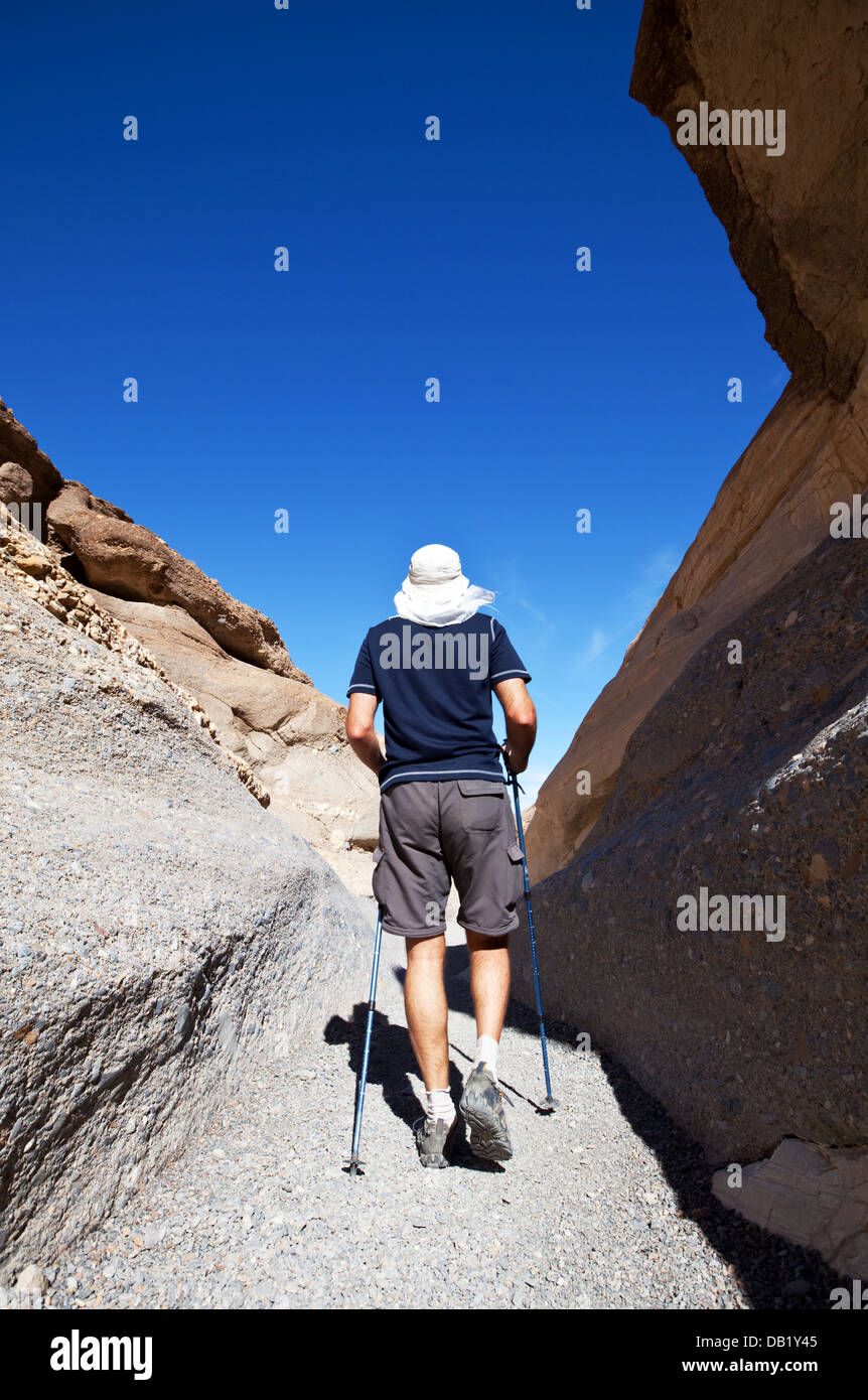 Wandern im canyon Stockfoto
