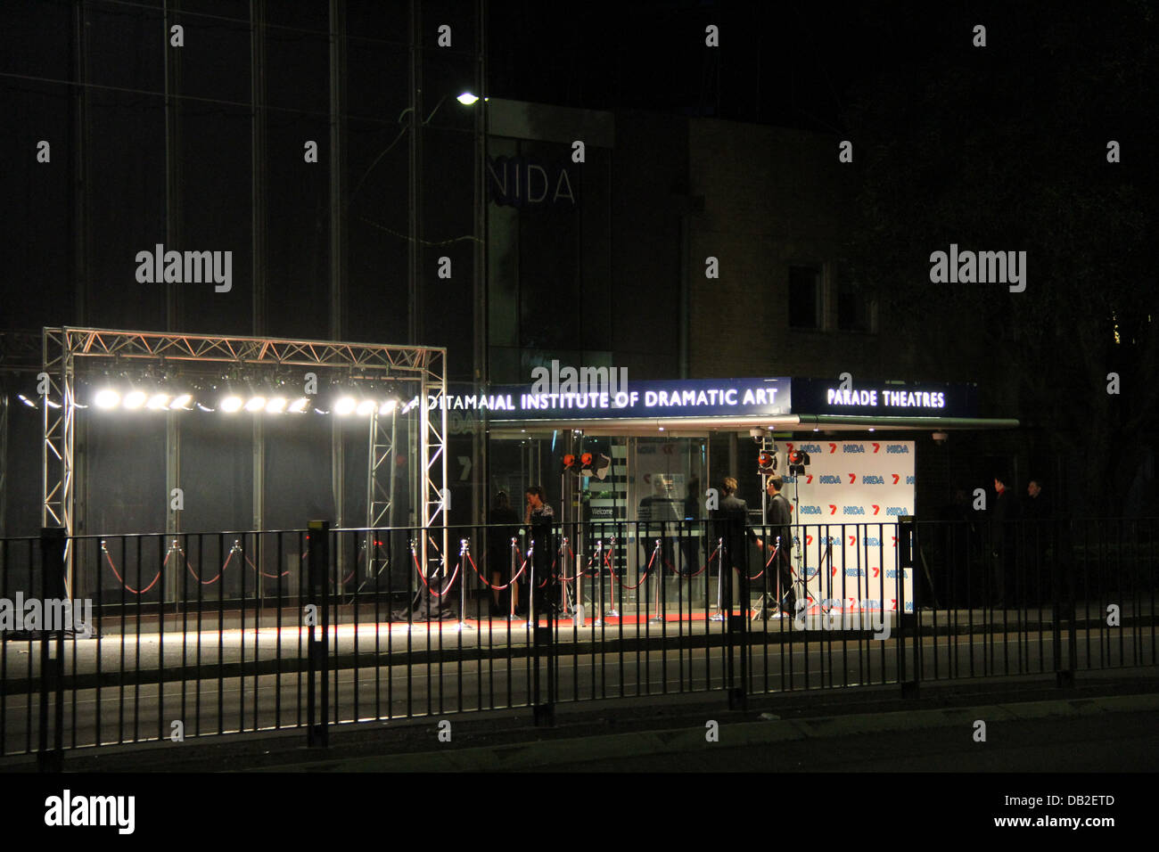 NIDA (National Institute of Dramatic Art) Gebäude am 215 Anzac Parade, Kensington NSW 2033, Australien. Stockfoto