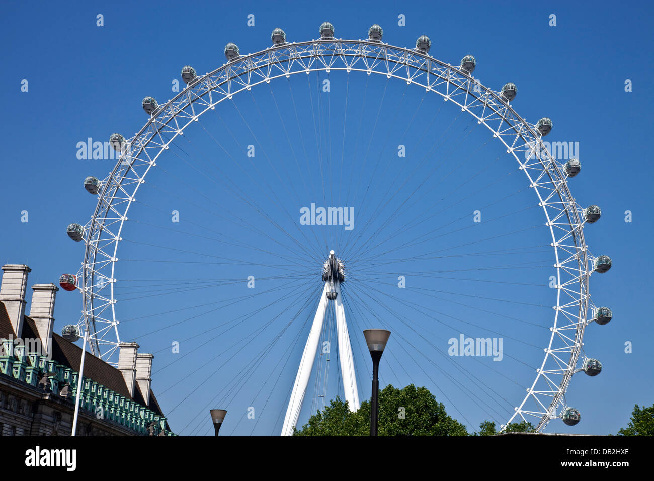 Das EDF Energy London Eye, London, England Stockfoto