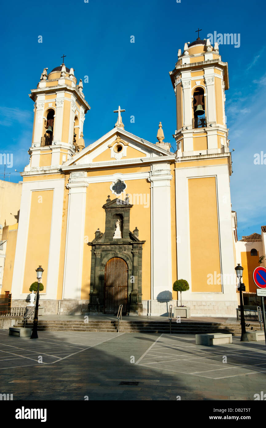 Catedral De La Asuncion. Ceuta, Plaza de Africa. Ceuta. Nordafrika. Stockfoto
