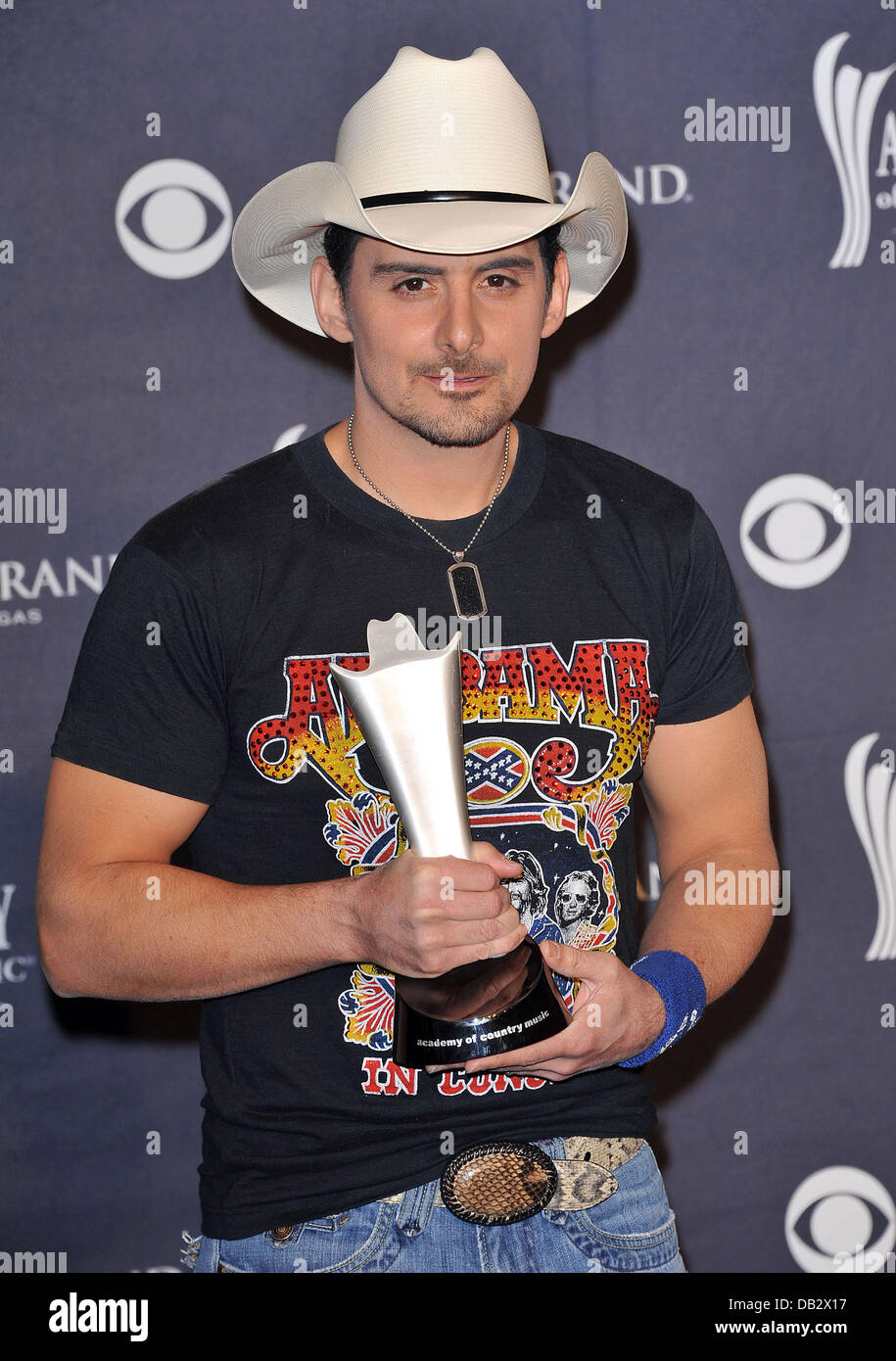 Brad Paisley der Academy of Country Music Awards 2011 in der MGM Grand Garden Arena - drücken Sie Zimmer Las Vegas, Nevada - 03.04.11 Stockfoto