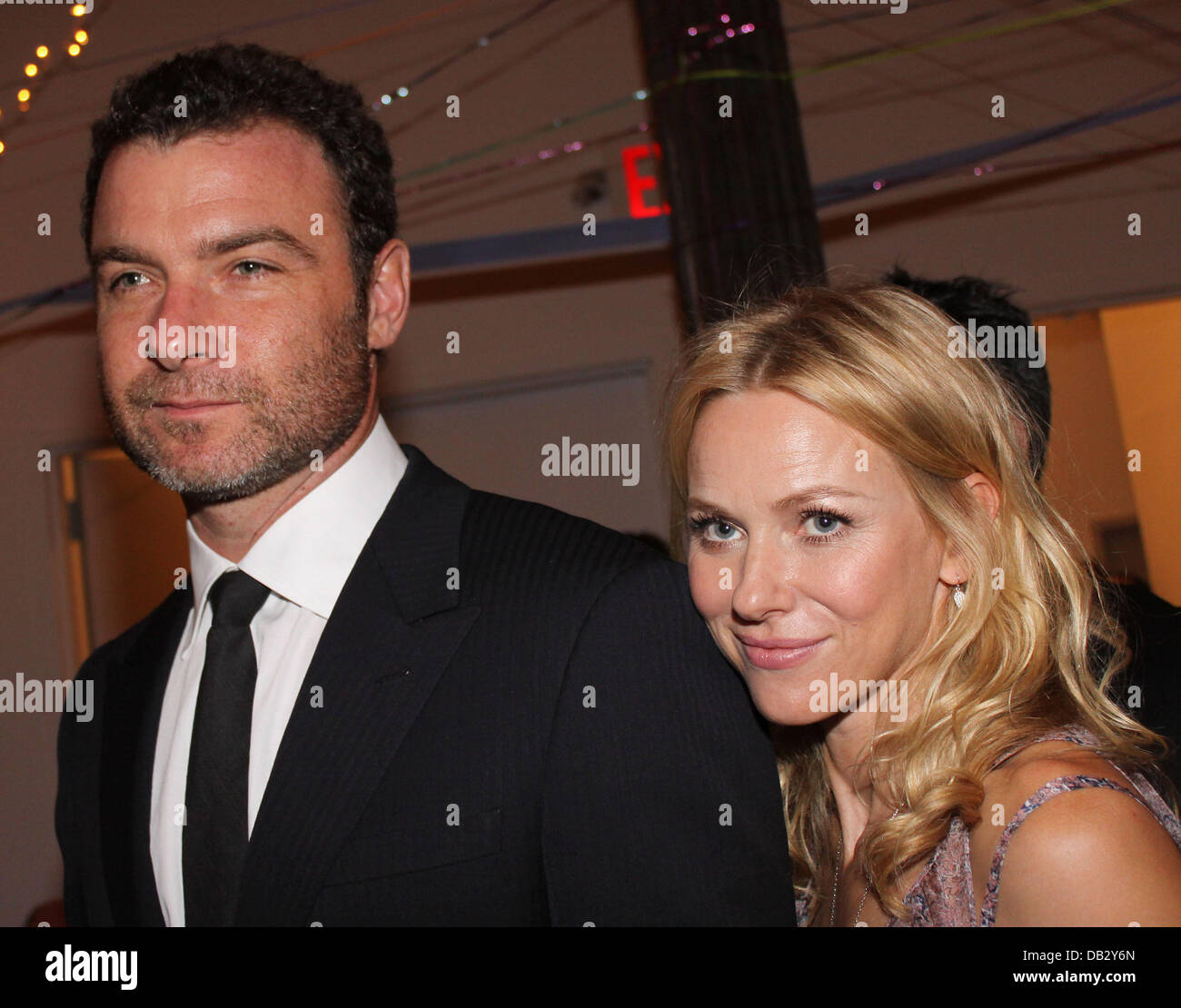 Liev Schreiber und Naomi Watts besuchen Tribeca Ball 2011 an der New York Academy of Art New York City, USA - 04.04.011 Stockfoto