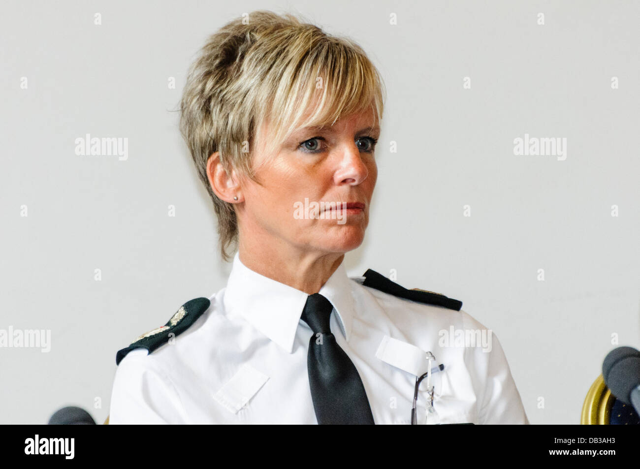 Belfast, Nordirland, 23. Juli 2013 - PSNI stellvertretender Polizeipräsident Judith Gillespie Credit: Stephen Barnes/Alamy Live-Nachrichten Stockfoto