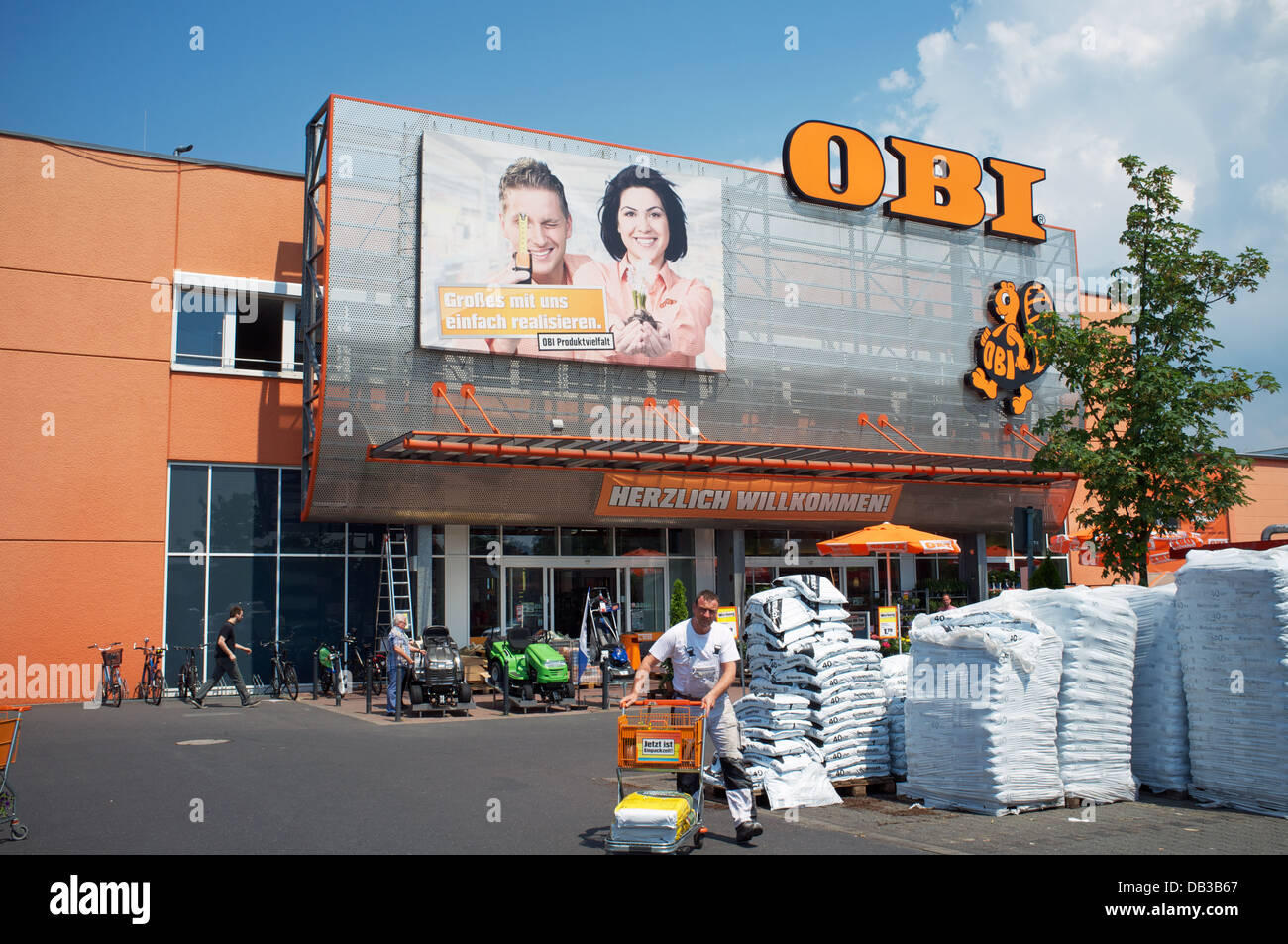 Obi Baumarkt Deutschland Stockfotografie Alamy