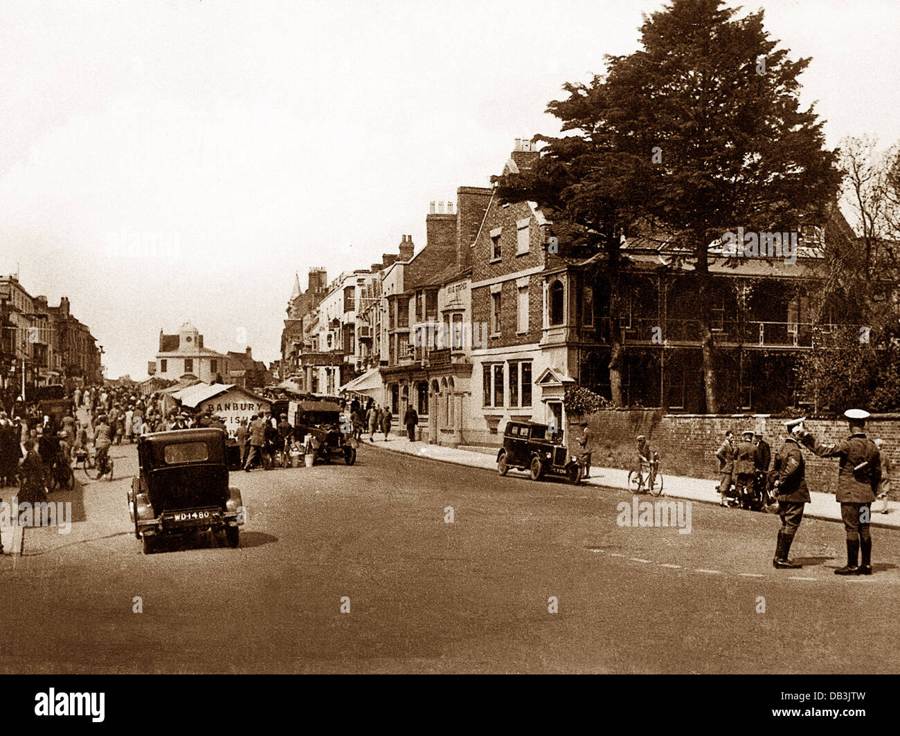 London Bridge Street wohl 1930er Jahre Stockfoto