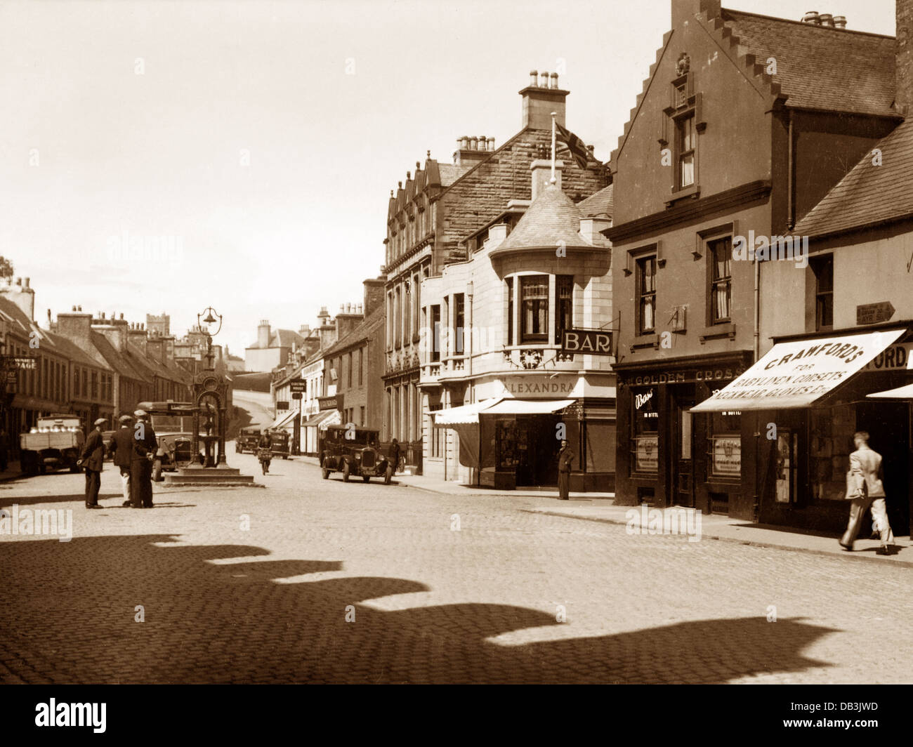 Stranraer Kreuz wohl 1930er Jahre Stockfoto