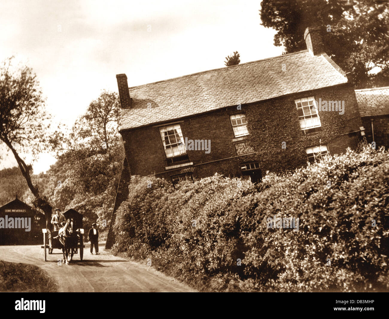 Himley Crooked House frühen 1900er Jahren Stockfoto