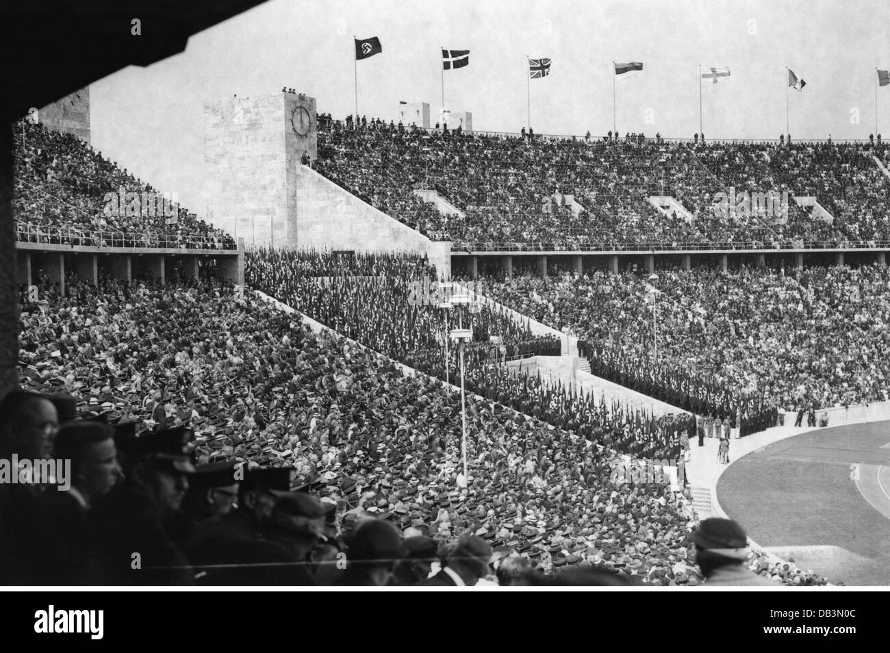 Sport, Leichtathletik, Internationales Stadionfest (ISTAF), Olympiastadion, Berlin, 1937, Additional-Rights-Clearences-not available Stockfoto