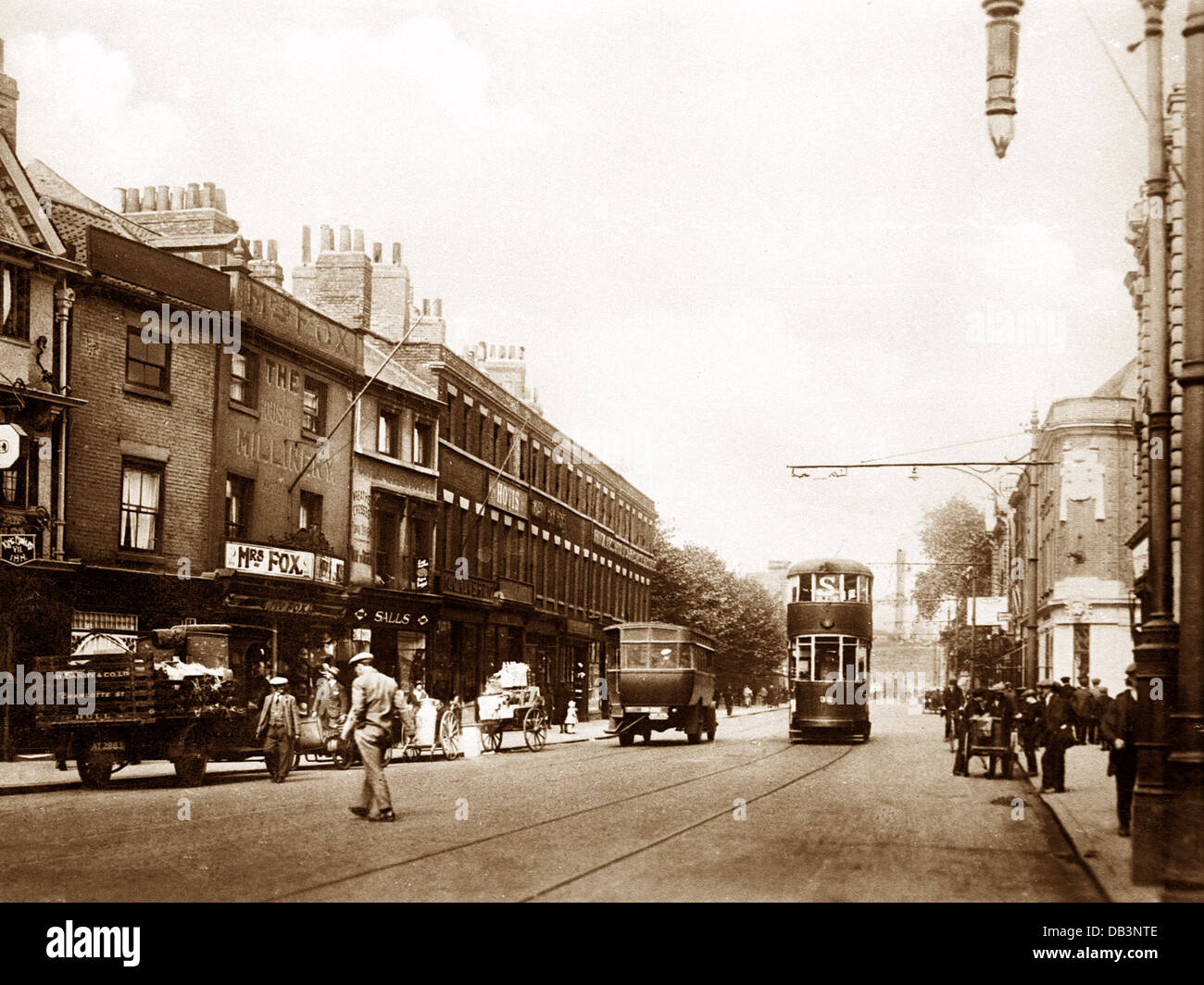 Rumpf Prospect Street wahrscheinlich der 1920er Jahre Stockfoto