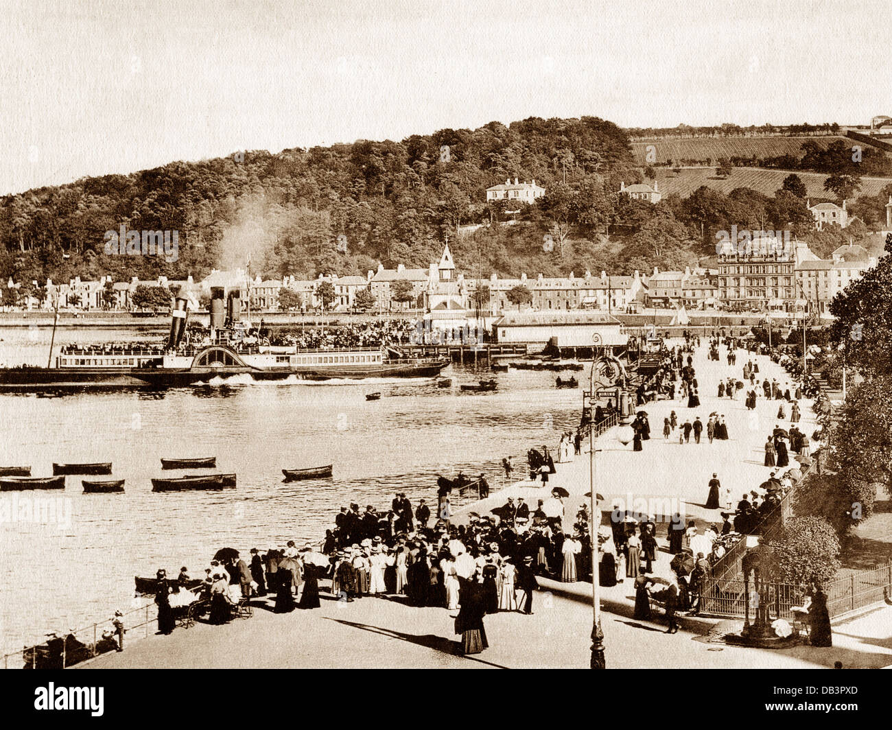 Rothesay Esplanade viktorianischen Zeit Stockfoto