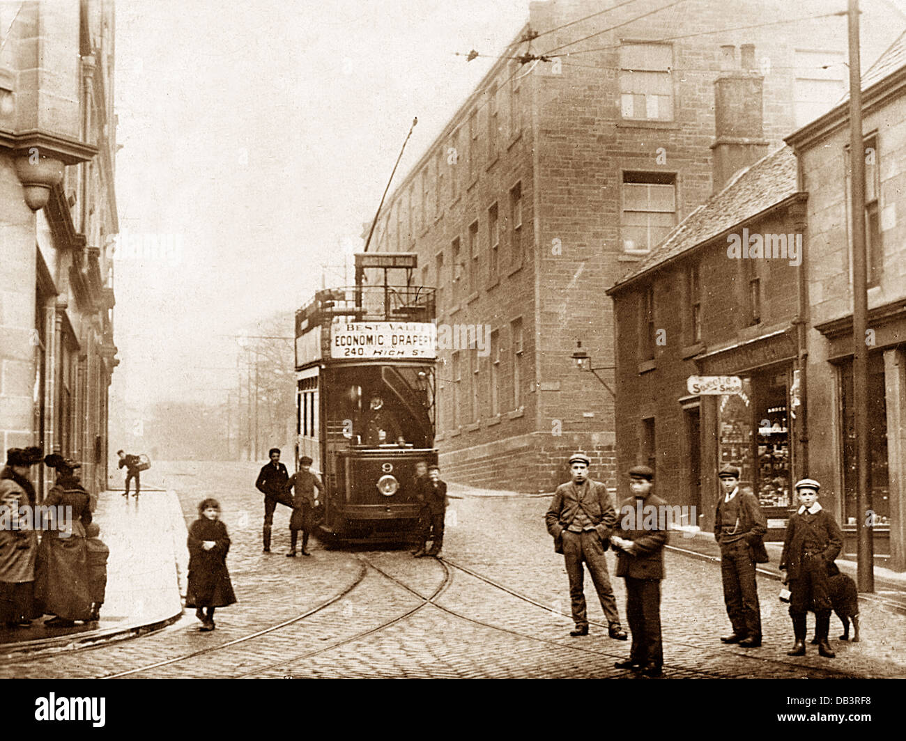 Kirkcaldy Whytes Causeway frühen 1900er Jahren Stockfoto