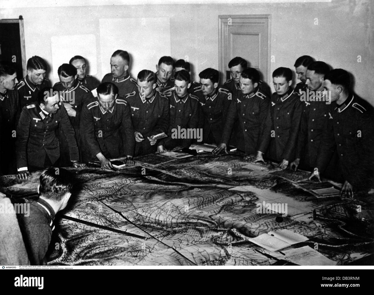 Nationalsozialismus, Militär, Wehrmacht, Armee, Ausbildung von Offizierskandidaten an der Potsdamer Kriegsschule, 1936, Zusatzrechte-Clearences-nicht vorhanden Stockfoto