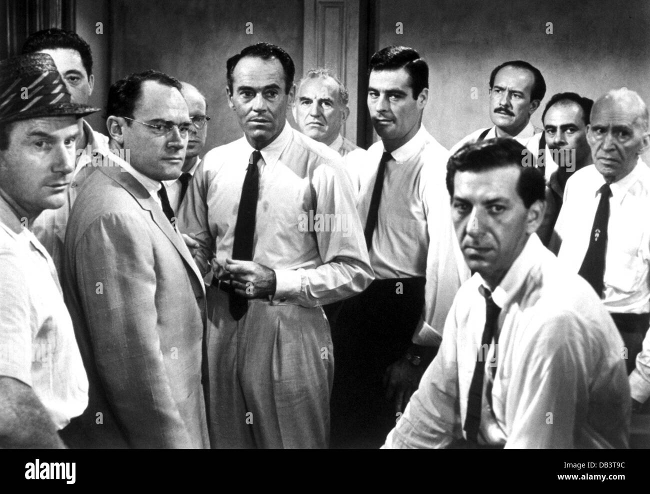 12 ANGRY MEN United Artists, 1957. Unter der Regie von Sidney Lumet. Kamera: Boris Kaufman. Mit Henry Fonda Stockfoto