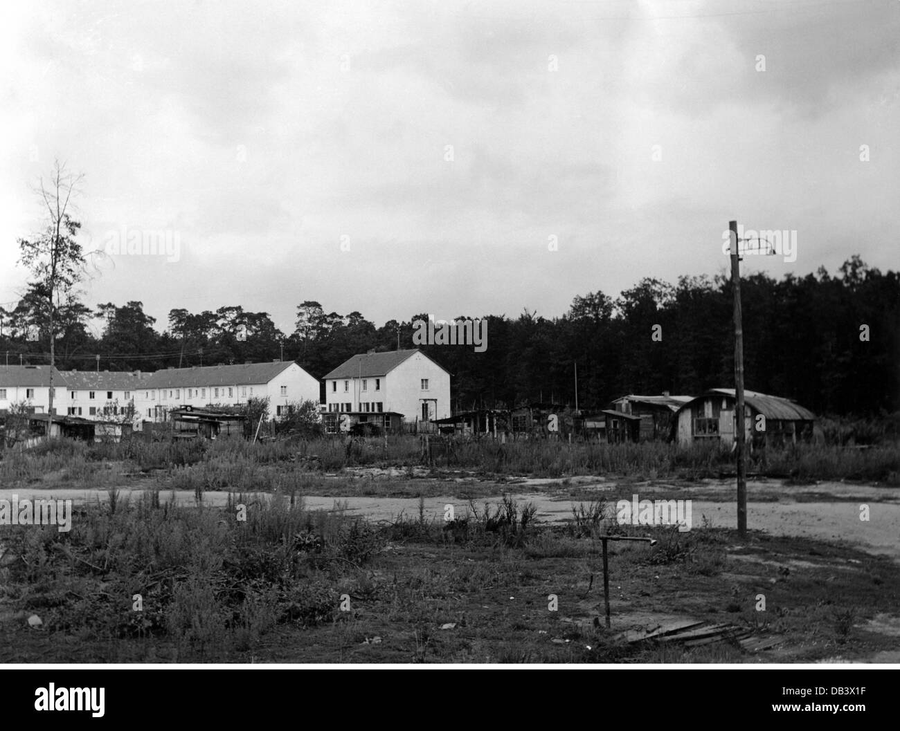 Nachkriegszeit, Wiederaufbau, Deutschland, Gemeinde Zeppelinheim, Neu