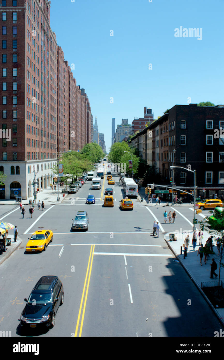 New York City Street. Stockfoto