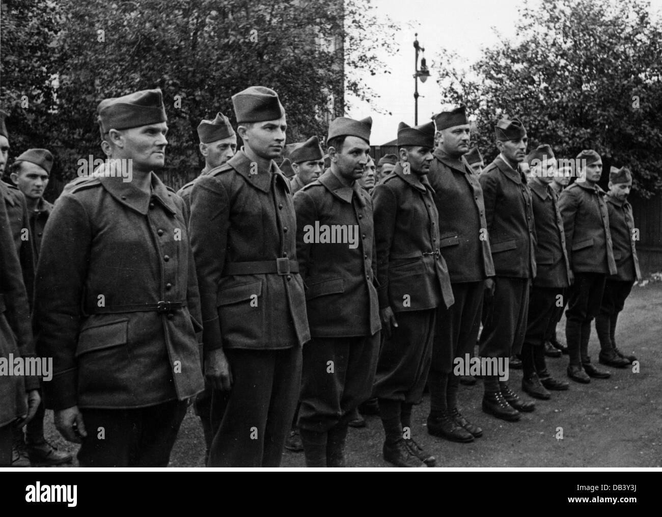 Ereignisse, 2. Weltkrieg, Frankreich, Freilassung französischer Kriegsgefangener, als Gegenleistung für das passive Verhalten der Bürger von Dieppe während des alliierten Überfalls am 19.8.1942, Berlin, Deutschland, September 1942, Zusatzrechte-Clearences-nicht verfügbar Stockfoto