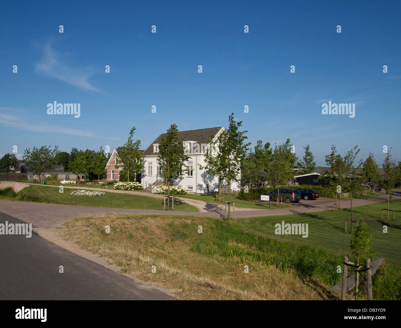 Das beste Bett & Frühstück in den Niederlanden 2012 und 2013 Villa Oldenhoff in Abcoude, nahe Amsterdam. Stockfoto