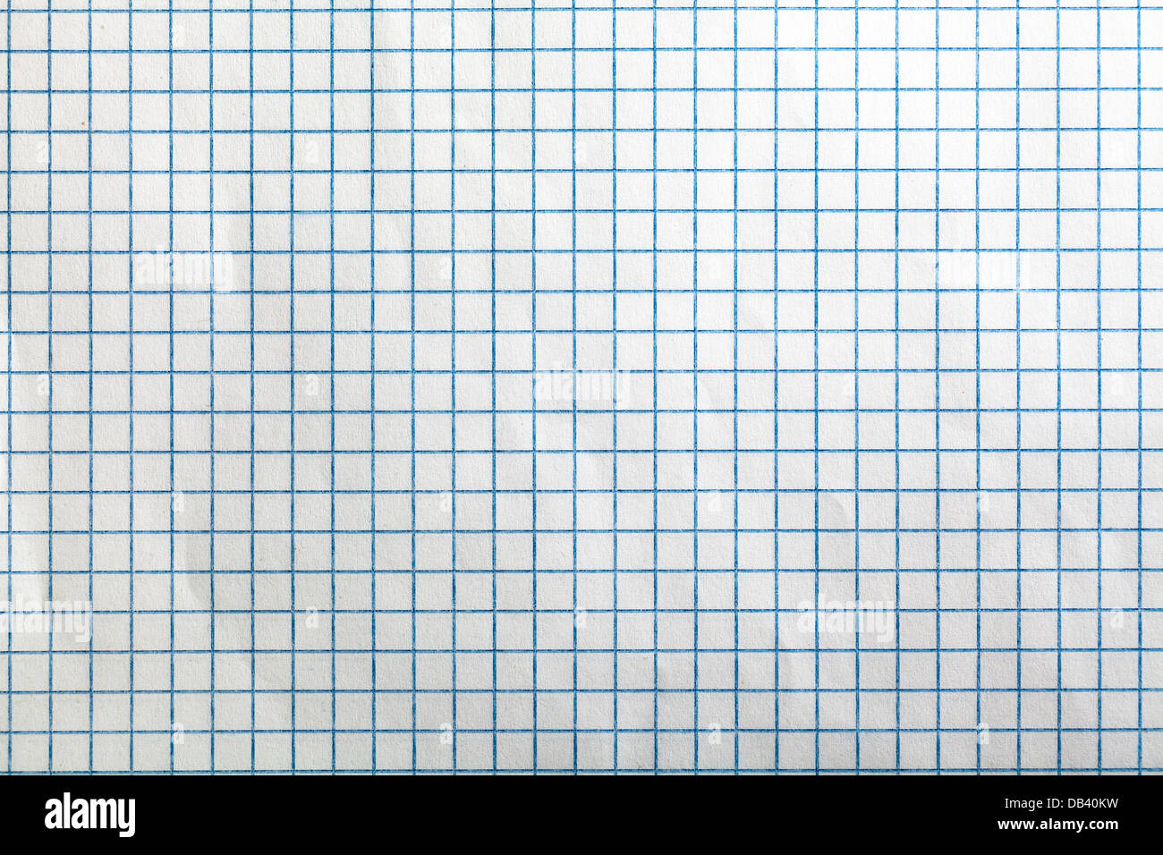 Quadrierten Mathematik Übung Notizblockseite " Stockfoto