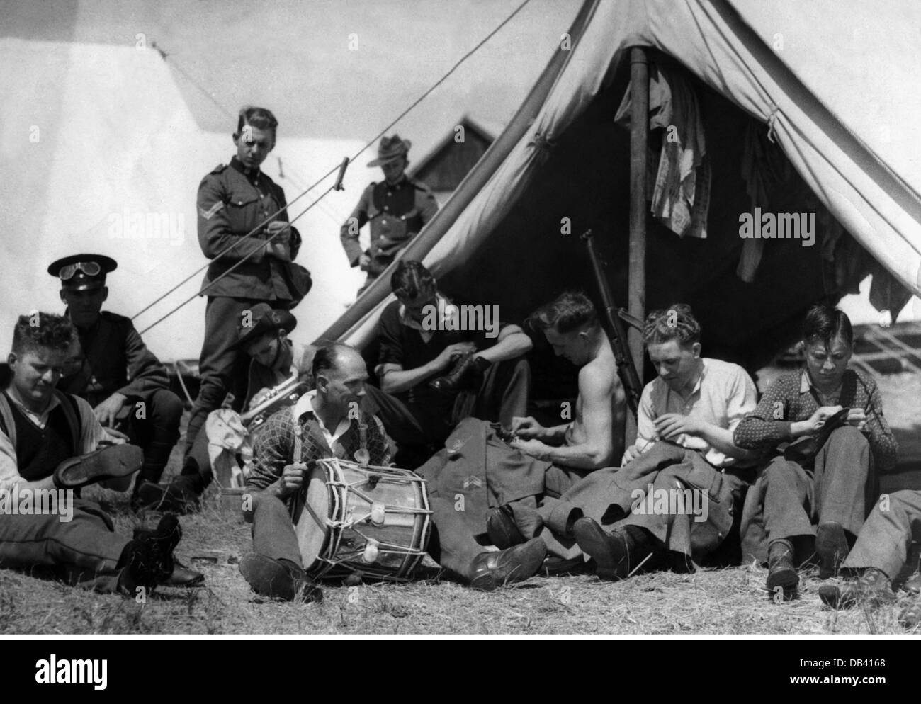 Militär, Australien, Armee, um 1940, zusätzliche-Rechte-Clearences-nicht vorhanden Stockfoto