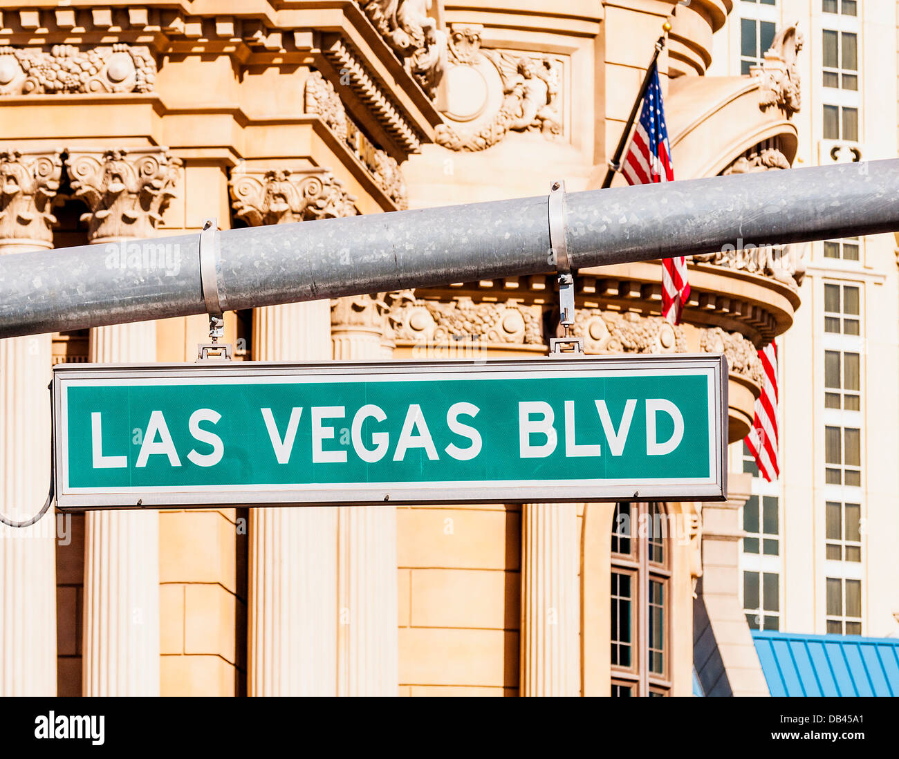 Melden Sie ein Blick auf Welcome to Fabulous Las Vegas in Las Vegas Strip Stockfoto