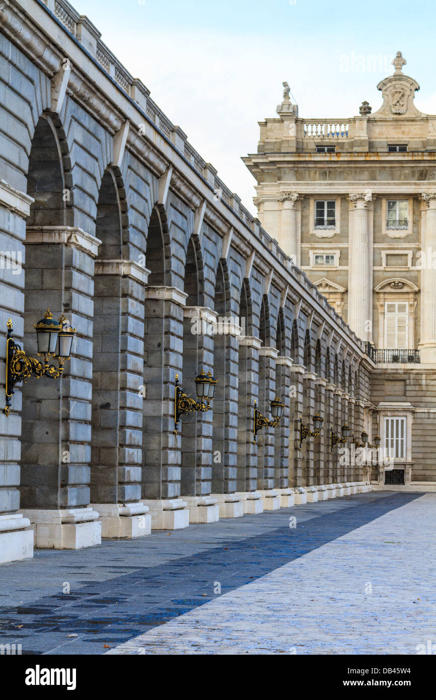 Königspalast in Madrid, Spanien, Europa Stockfoto