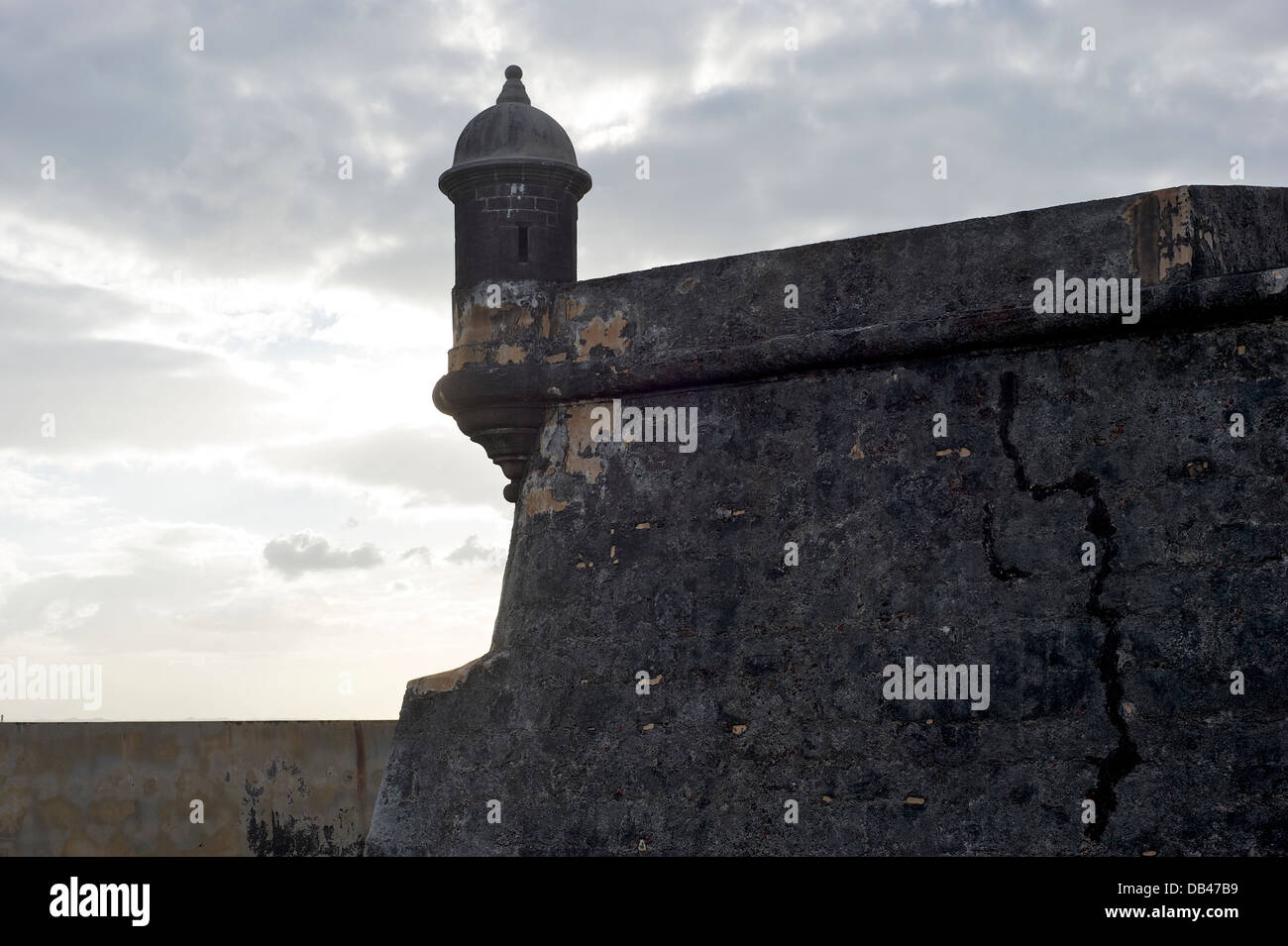 Castillo San Felipe Del Moro, San Juan, Puerto Rico Stockfoto