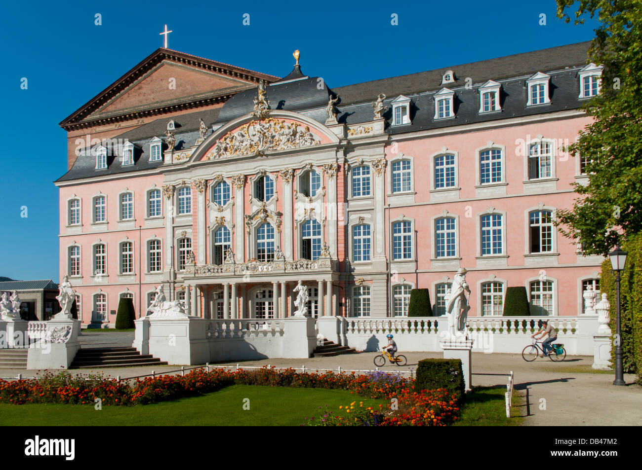 Europa, Deutschland, Rheinland-Pfaltz, Trier, Kurfürstliches Schloss Stockfoto