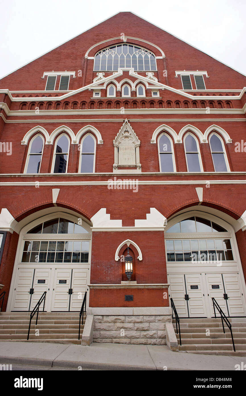 Ryman Auditorium in Nashville, Tennessee Stockfoto