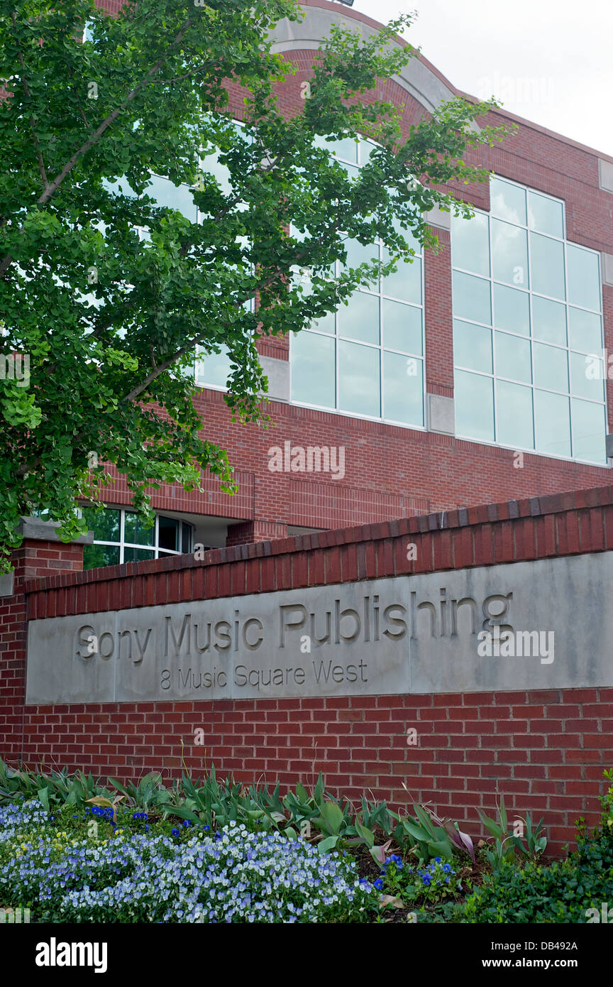 Sony Music Publishing, Nashville TN Stockfoto