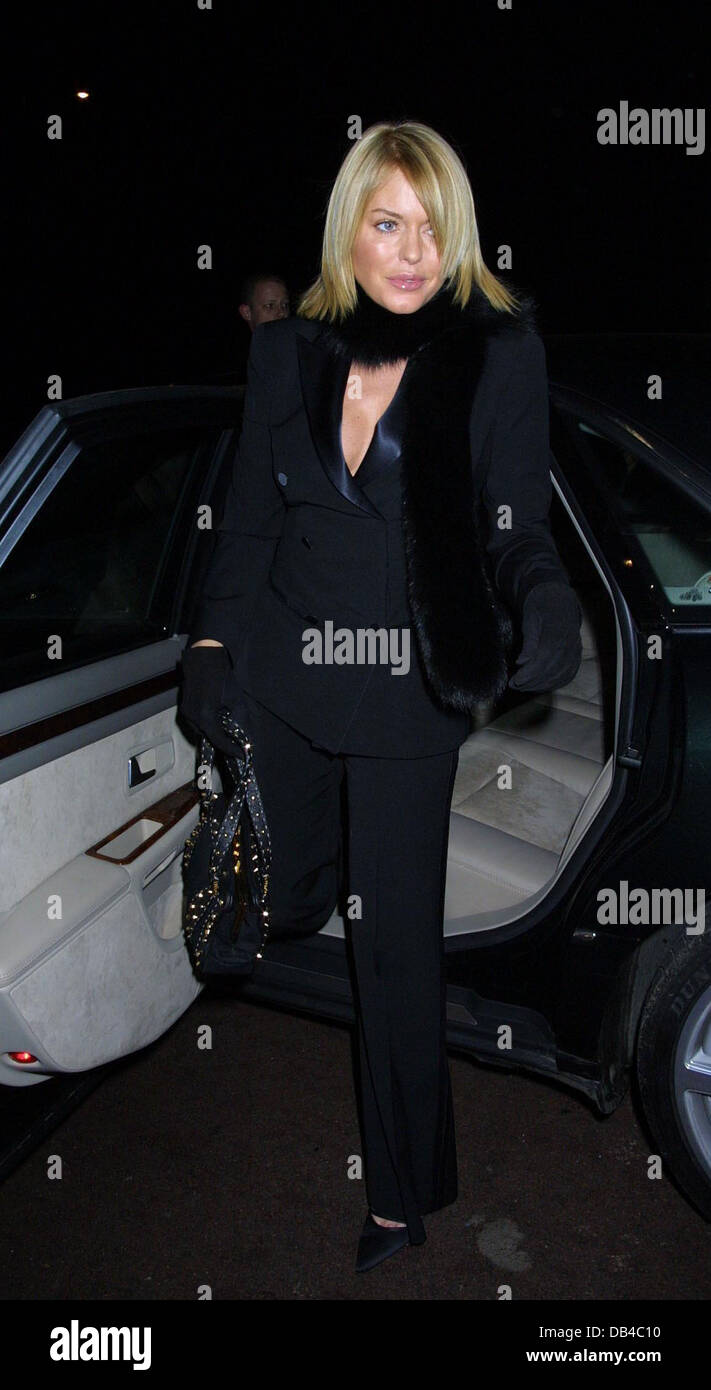 London, Uk, 9. Januar 2001. Patsy Kensit beim ELTON JOHN DINNER in