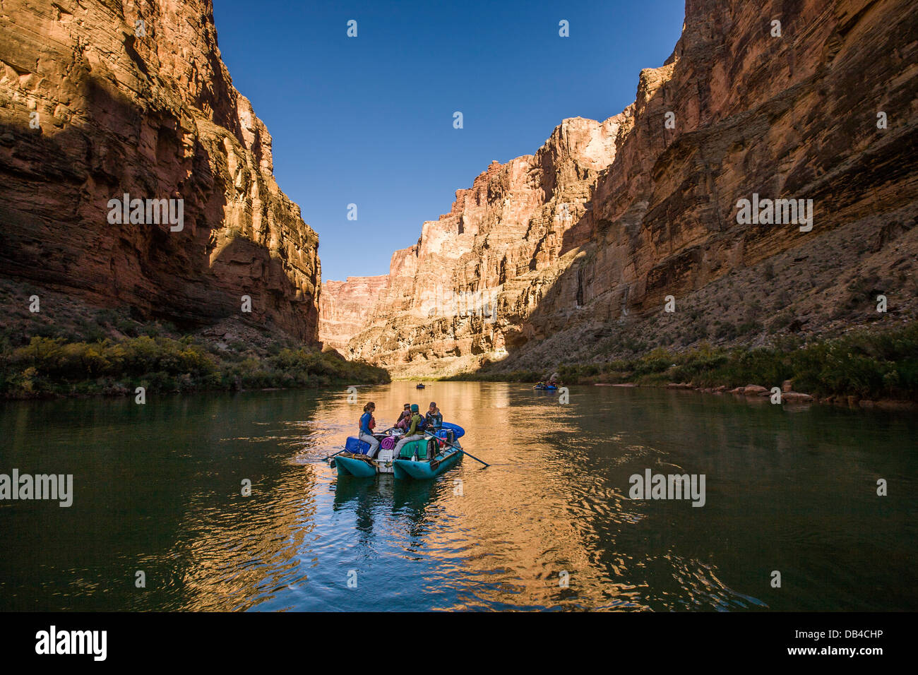 Rafting auf dem Grand Canyon, Arizona. Stockfoto