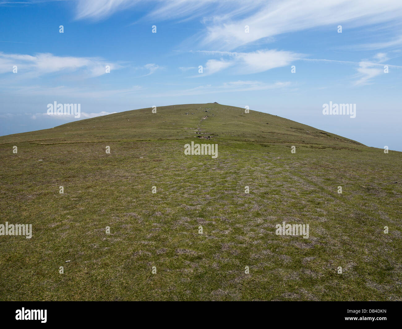 der Gipfel des Slieve Commedagh der zweite höchste Berg in Nord Irland Stockfoto