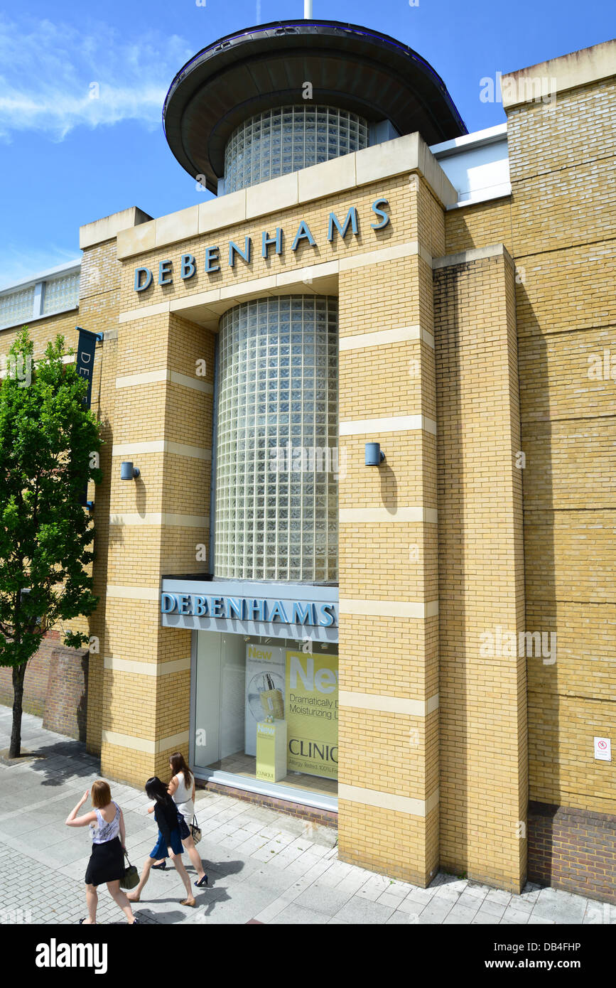 Debenhams Kaufhaus, Festival Place Shopping Centre, Basingstoke, Hampshire, England, Vereinigtes Königreich Stockfoto