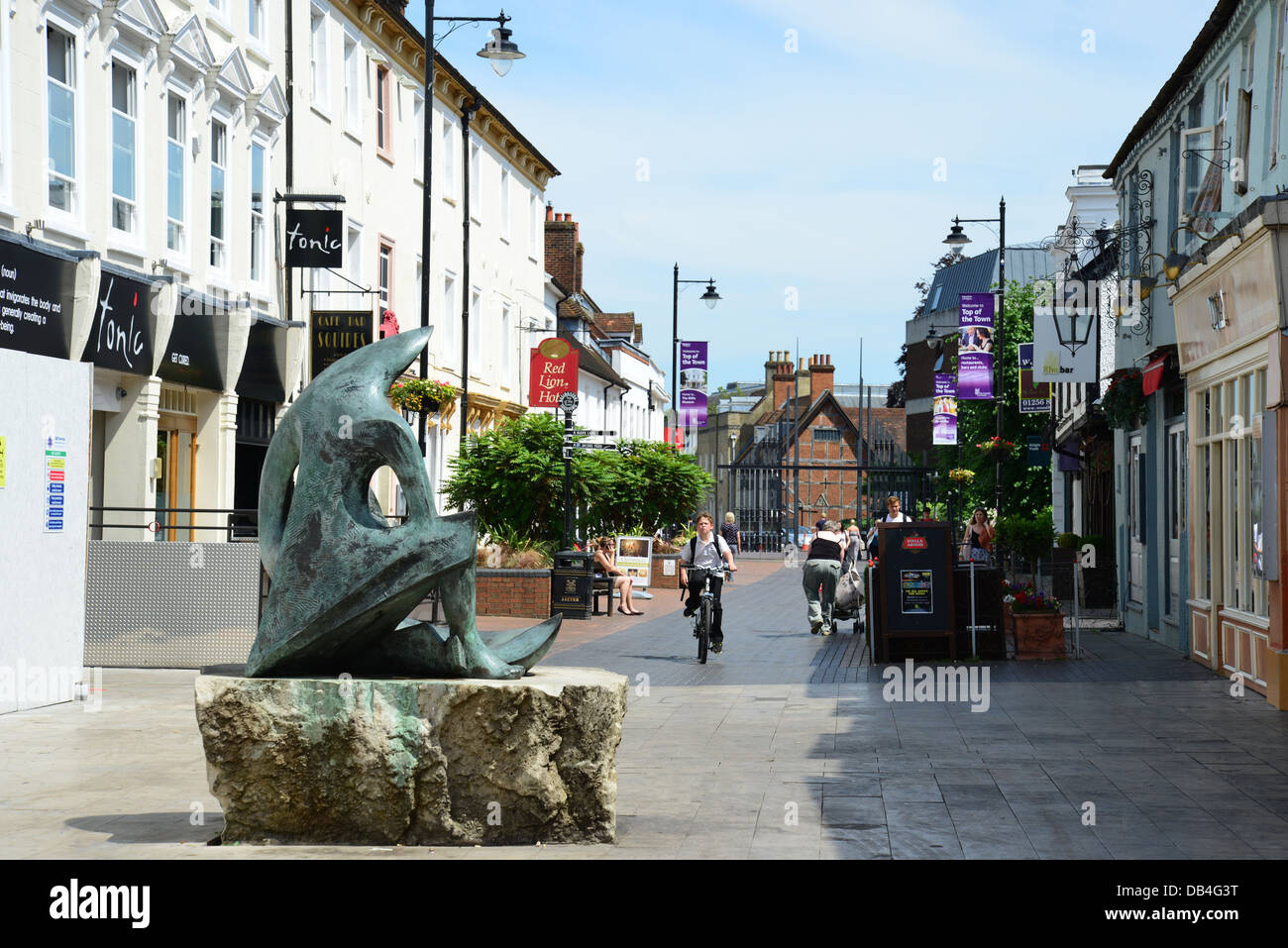 London Road, Basingstoke, Hampshire, England, Vereinigtes Königreich Stockfoto