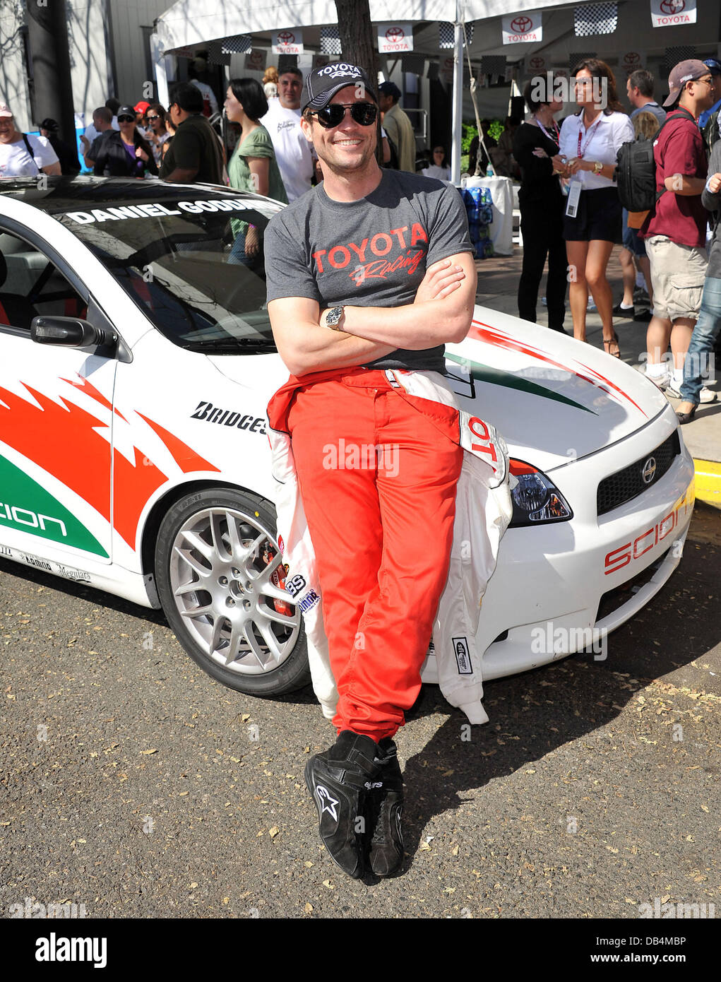 Daniel Goddard die 2011 Toyota Grand Prix Pro Promi Rennen bei der Toyota-Grand-Prix-Strecke in Long Beach, Los Angeles, Kalifornien - 16.04.11 Stockfoto