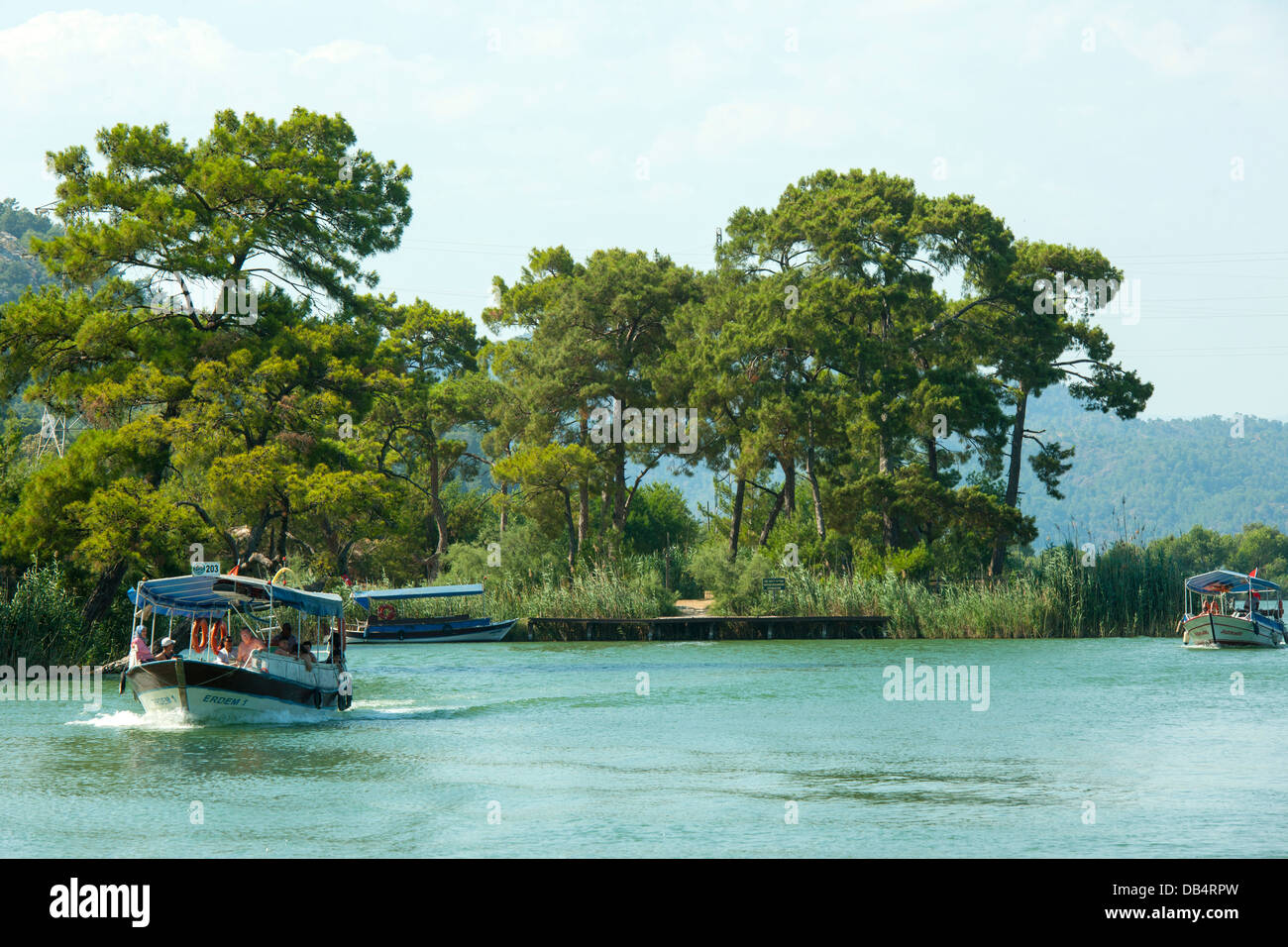 Ägypten, Provinz Mugla, Köycegiz-See, Landschaft am See Stockfoto