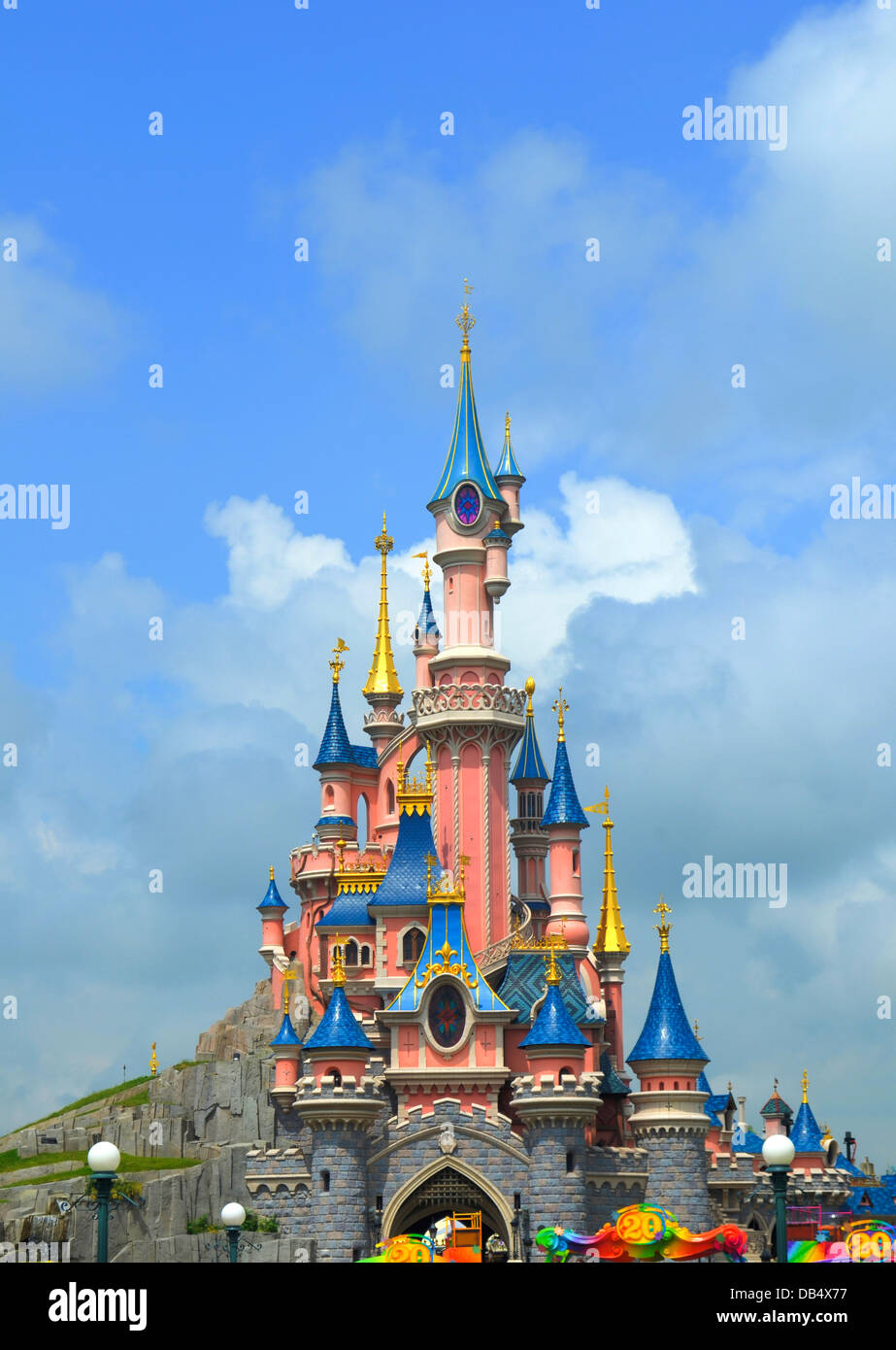 Fantasy-Palast im Fantasyland, Eurodisney Stockfoto