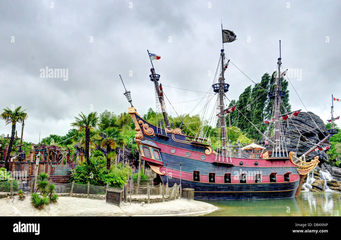 Pirates of the Caribbean, Eurodisney Stockfoto