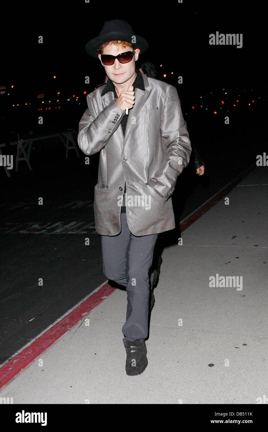 Corey Feldman prominenten Besuch ein Prince-Konzert in The Forum Los Angeles, Kalifornien - 22.04.11 Stockfoto