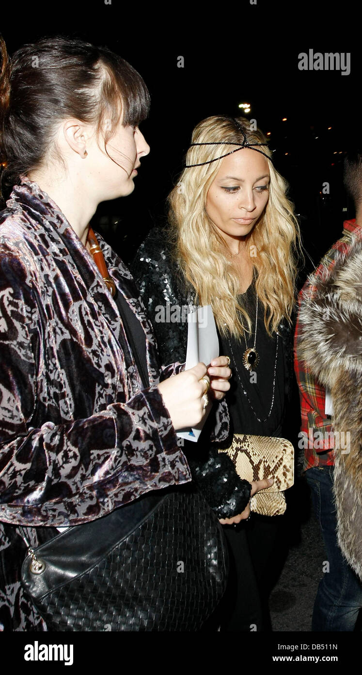 Nicole Richie prominenten Besuch ein Prince-Konzert in The Forum Los Angeles, Kalifornien - 22.04.11 Stockfoto