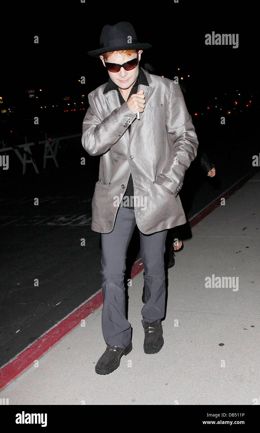 Corey Feldman prominenten Besuch ein Prince-Konzert in The Forum Los Angeles, Kalifornien - 22.04.11 Stockfoto