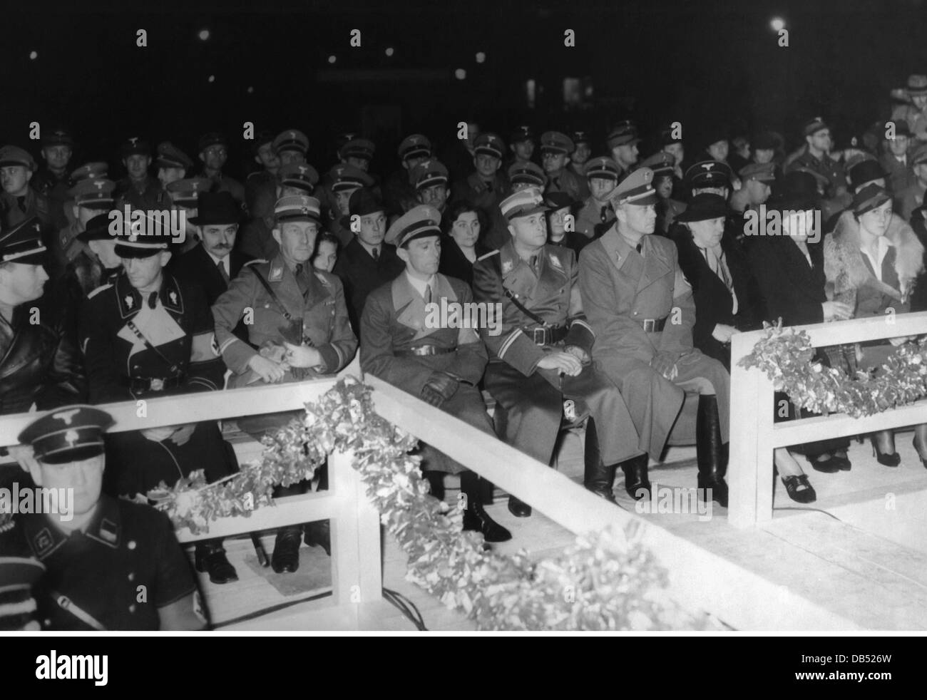 Nationalsozialismus / Nationalsozialismus, Veranstaltung, SA-Feier zum 30. Geburtstag von Horst Wessel, Berlin, 9.10.1937, Zusatzrechte-Clearences-nicht vorhanden Stockfoto