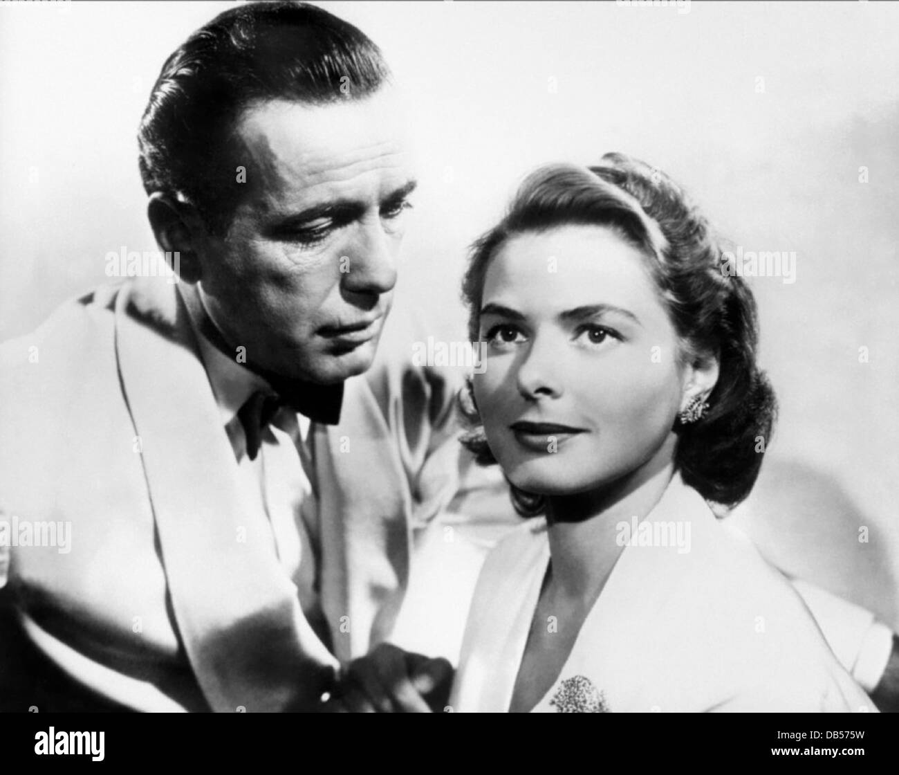 CASABLANCA Warner Bros., 1942. Unter der Regie von Michael Curtiz. Mit Humphrey Bogart, Ingrid Bergman Stockfoto