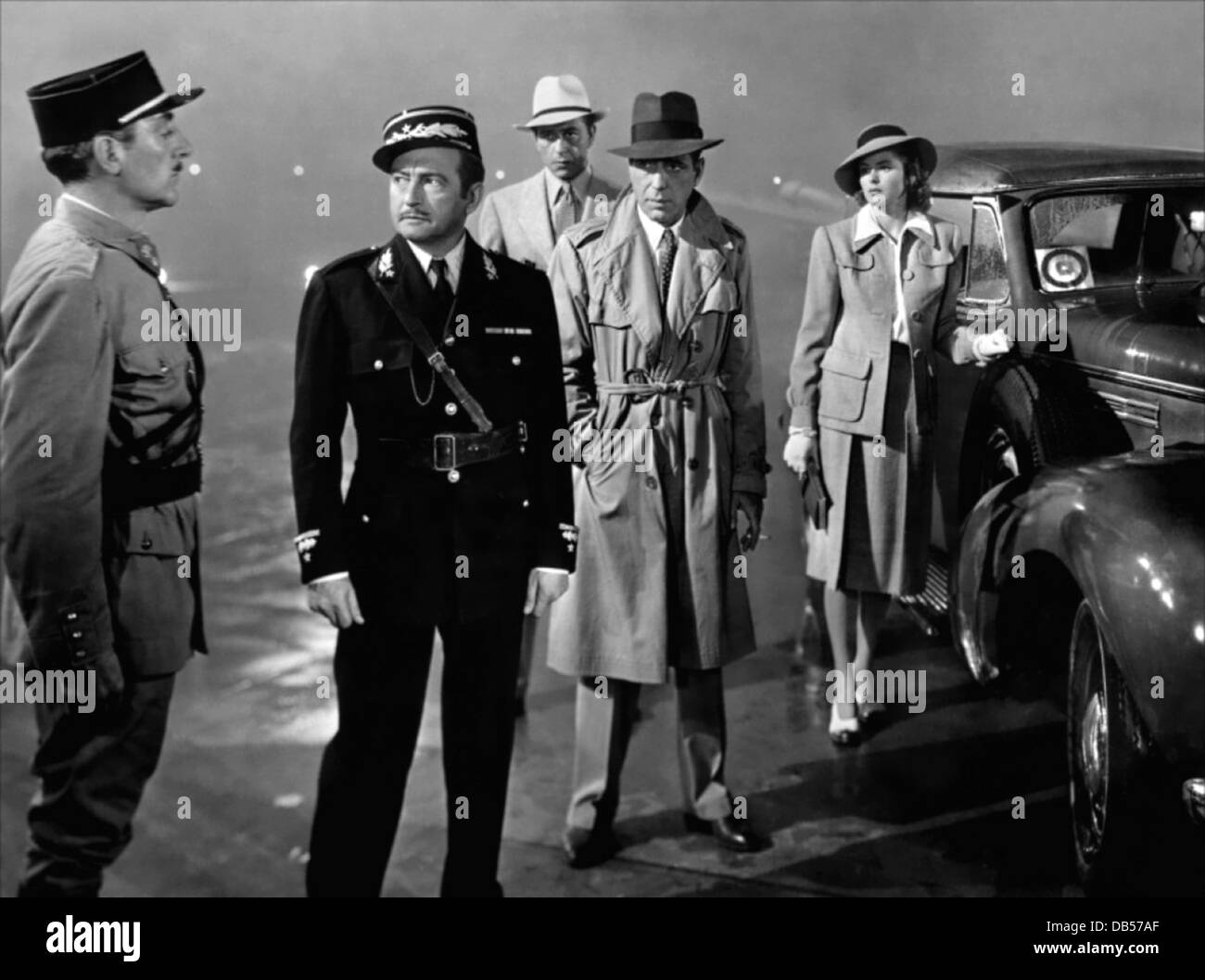 CASABLANCA Warner Bros., 1942. Unter der Regie von Michael Curtiz. Mit Humphrey Bogart Zügel CLAUDE Stockfoto