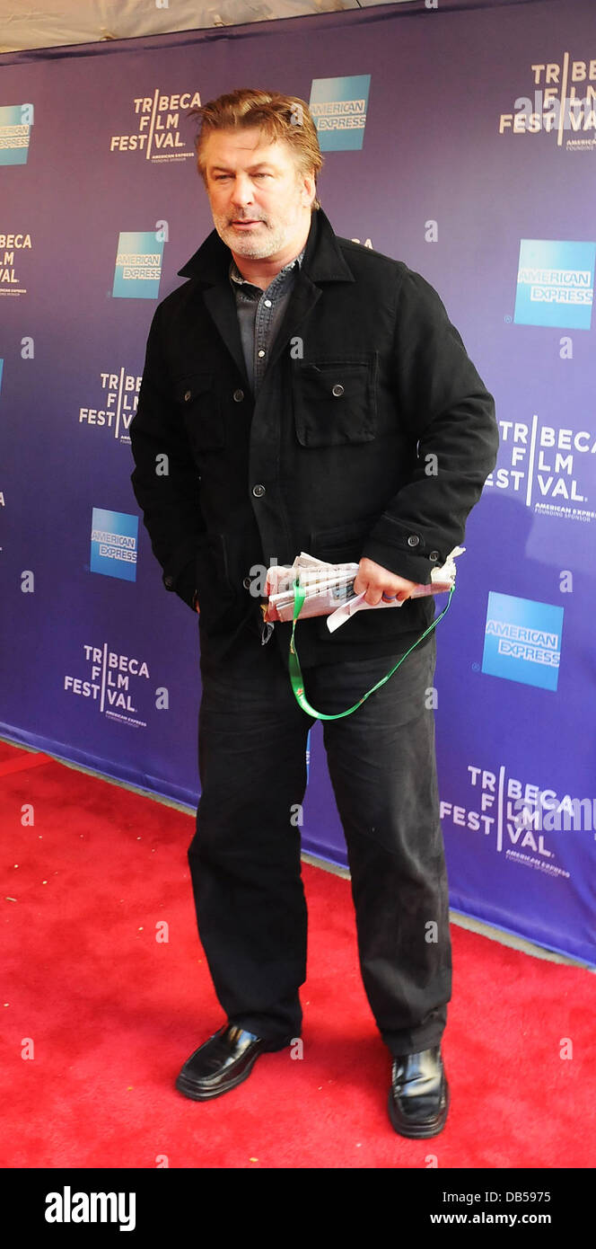 Alec Baldwin 2011 Tribeca Filmfestival "der Tribeca Gespräche Director-Serie mit Doug Liman" an der SVA Theater New York City, USA - 26.04.11 Stockfoto
