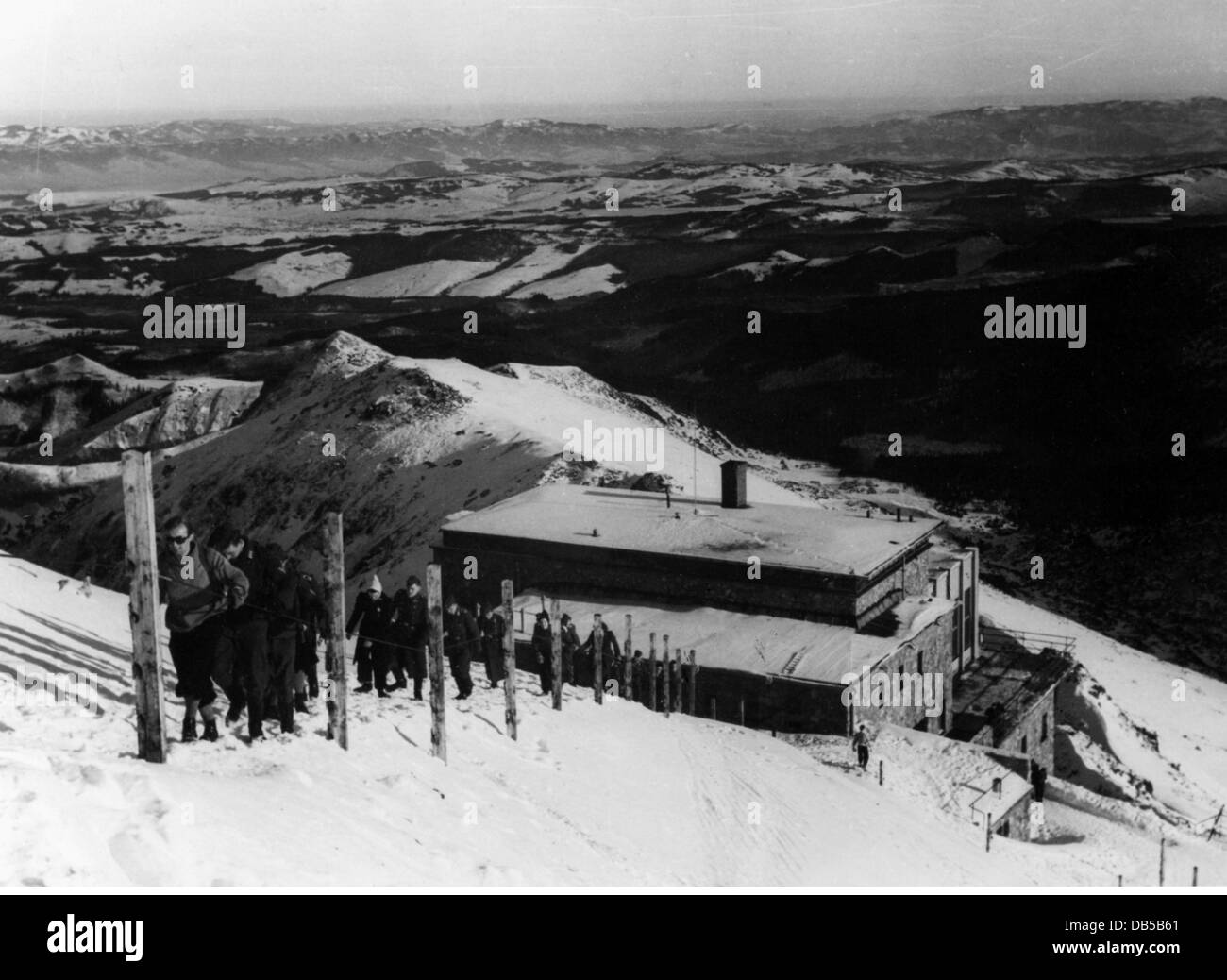 Ereignisse, Zweiter Weltkrieg, Polen, hinter der Front, deutsche Soldaten in Zakopane, Dezember 1941, Zusatzrechte-Clearences-nicht vorhanden Stockfoto