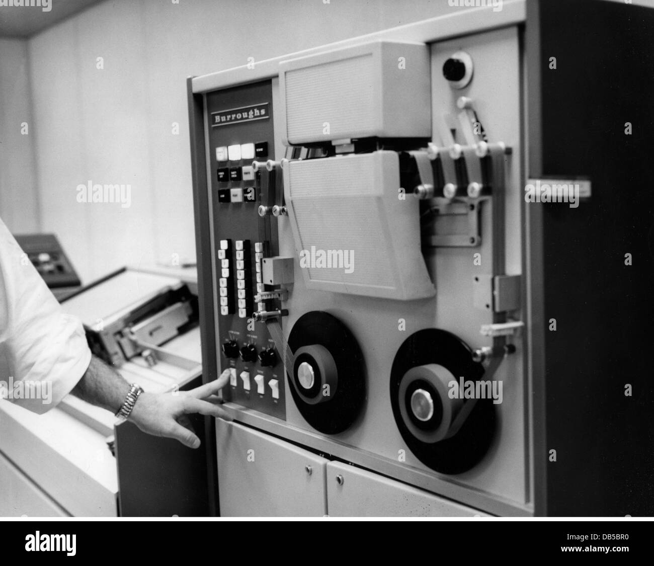 Computer / Elektronik, Computer, Burroughs Zusatzmaschine, um 1960, Zusatz-Rechte-Freimachungen-nicht vorhanden Stockfoto