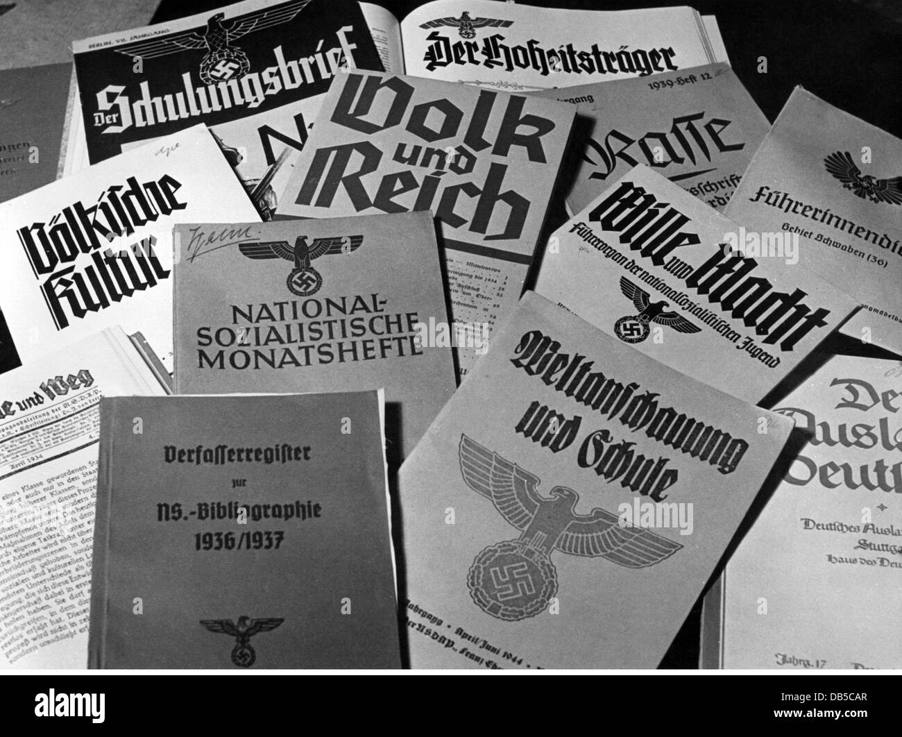 Nationalsozialismus, Propaganda, Nazi-Propaganda-Mischwesen, aus der Sammlung des Instituts für Zeitgeschichte, München, Deutschland, um 1950, Zusatzrechte-Clearences-nicht vorhanden Stockfoto