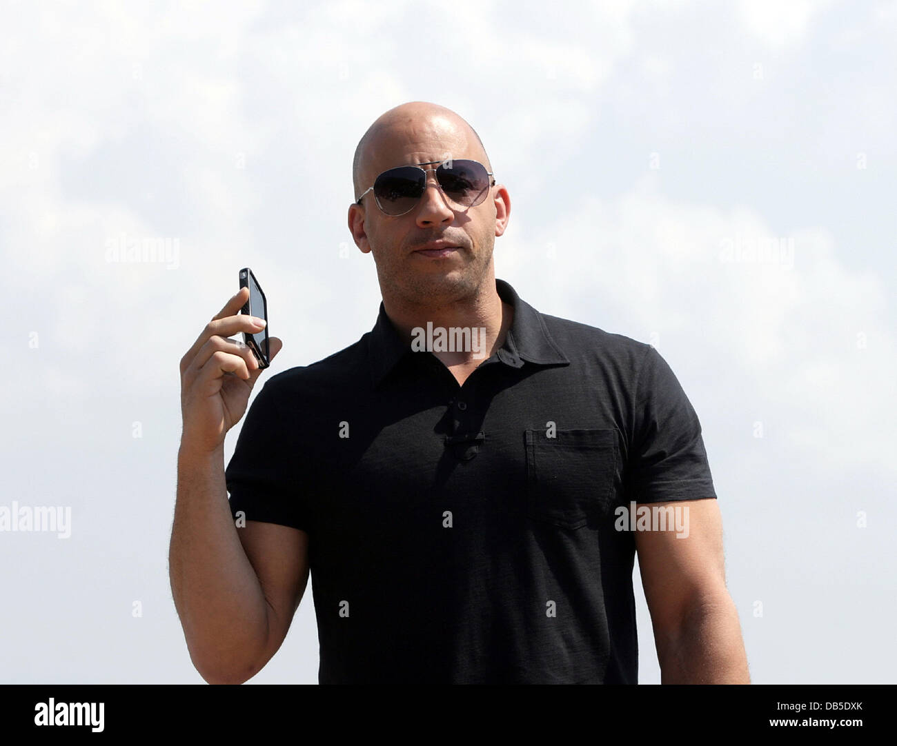 Vin Diesel nimmt an einem Fototermin für seinen neuen Film "Fast and  Furious 5: Rio Heist" Marseille, Frankreich - 28.04.11 Stockfotografie -  Alamy