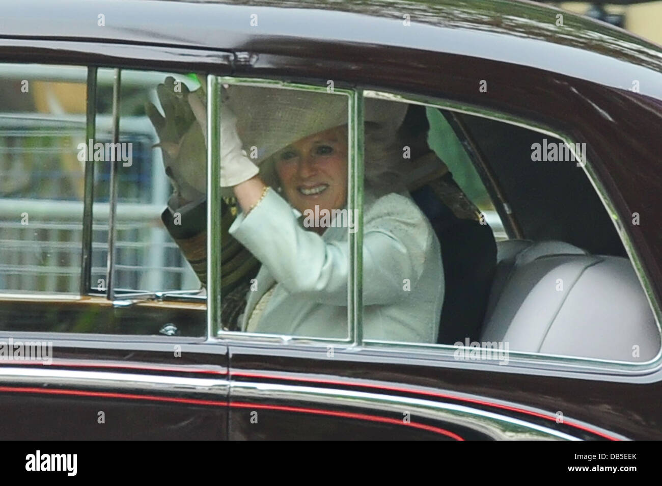 Camilla, Herzogin von Cornwall die Hochzeit von Prinz William und Catherine Middleton - Mall London, England - 29.04.11 Stockfoto
